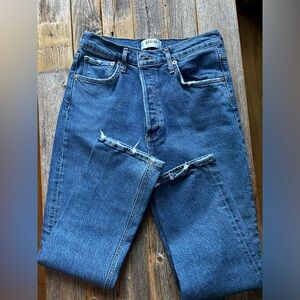 agolde straight leg jeans